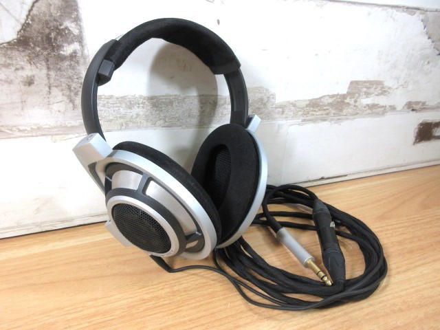 2D1-3「SENNHEISER HD 800 ヘッドフォン」ゼンハイザー　High Definition Driver 300 HD800 ヘッドホン ジャンク 現状_画像1