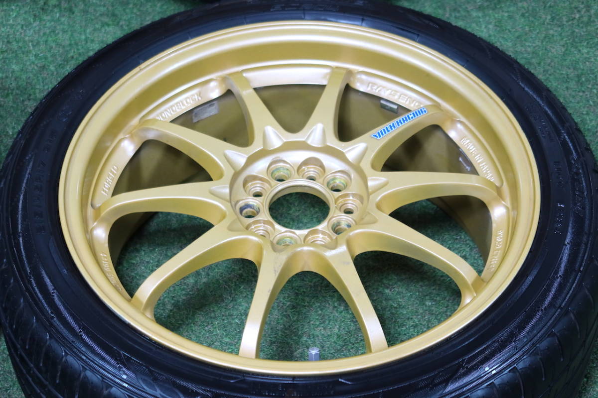 ＜鍛造!＞RAYS VOLK RACING CE28N 17in 7.5J+50 PCD100 215/45R17 トヨタ プリウス 86 スバル BRZ レガシィ インプレッサ ボルクレーシング_画像6