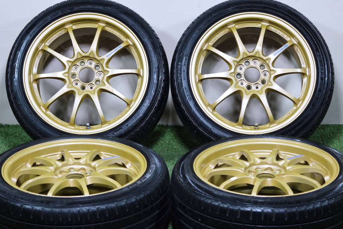 ＜鍛造!＞RAYS VOLK RACING CE28N 17in 7.5J+50 PCD100 215/45R17 トヨタ プリウス 86 スバル BRZ レガシィ インプレッサ ボルクレーシング_画像1