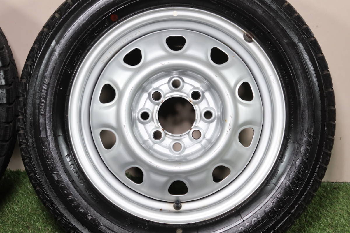 ＜バリ溝スタッドレス＞トピー製 スチール 14in マルチPCD100/114.3 ヨコハマ 175/65R14 ヴィッツ カローラ フィット ノート キューブ 等_画像4