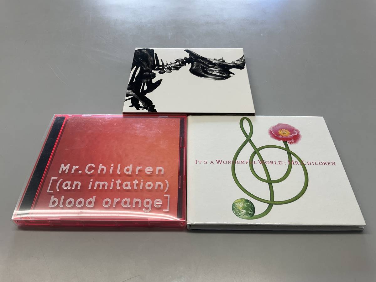 ★ Mr.Children CD 3枚セット　1996-2000 ／(an imitation) blood orange CD+DVD ※キズあり／IT'S A WONDERFUL WORLD_画像1