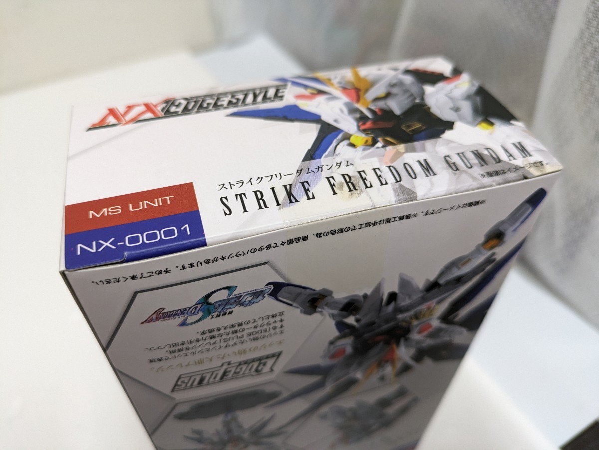 【新品未開封】NXEGESTYLE ストライクフリーダムガンダム+初回特典 機動兵装ウイング光の翼展開状態セット_画像3