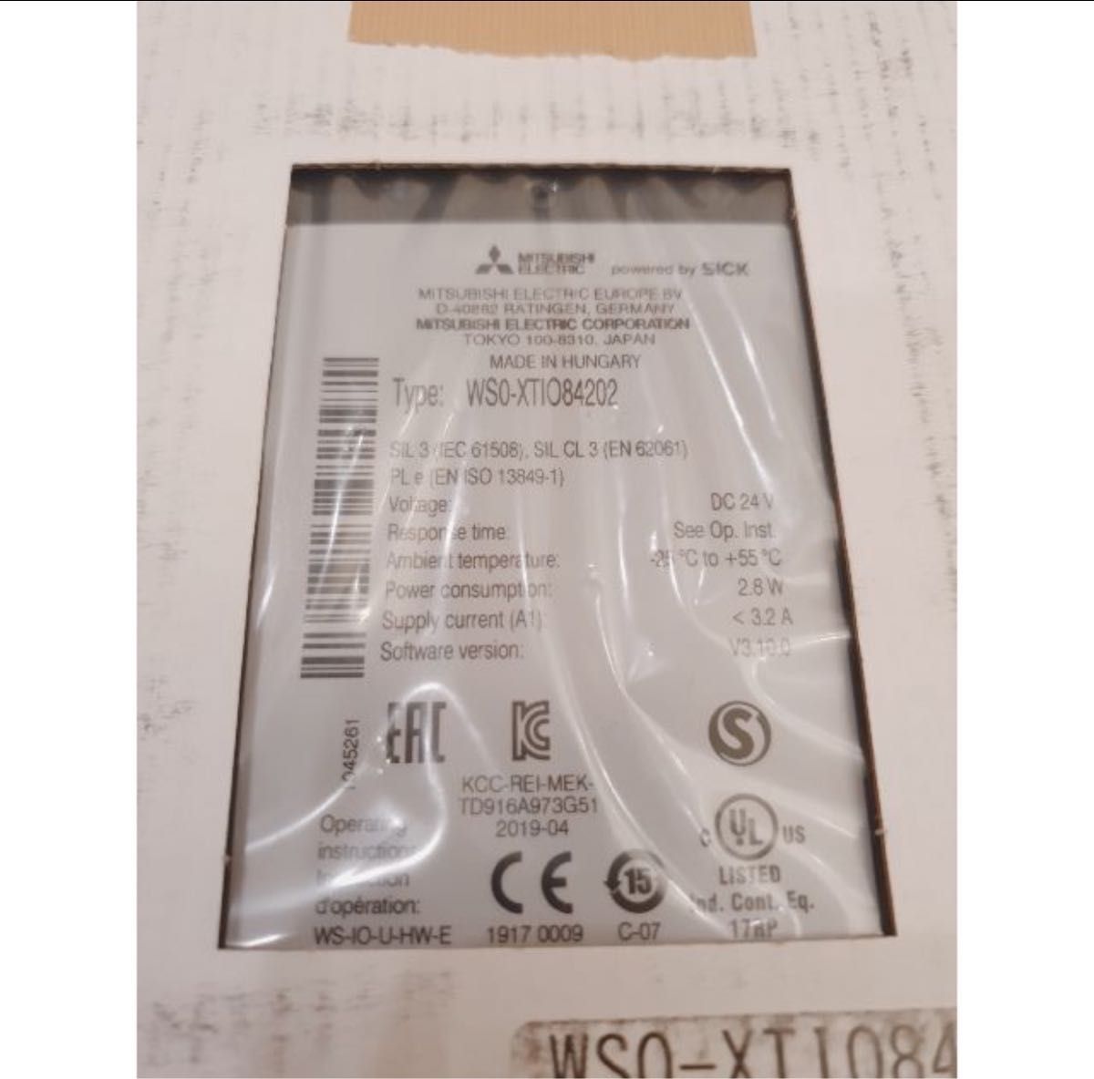 開封品　未使用品　箱破れ特価　MITSUBISHI 三菱電機 MELSEC-QS／WS WS0-XTIO842