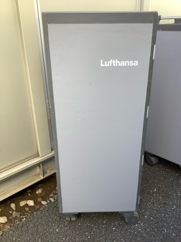 【値下交渉・美品・激レア・放出品】ルフトハンザ航空 Lufthansa ミールカート サービスカート トロリー ギャレー フル７ドロワー②_画像4