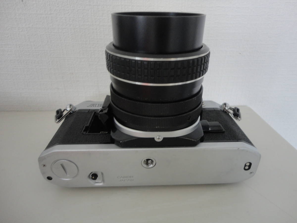レトロ Canon キャノン AE-1 一眼レフ 28mm 2.8フィルムカメラ レンズセット 現状品_画像6