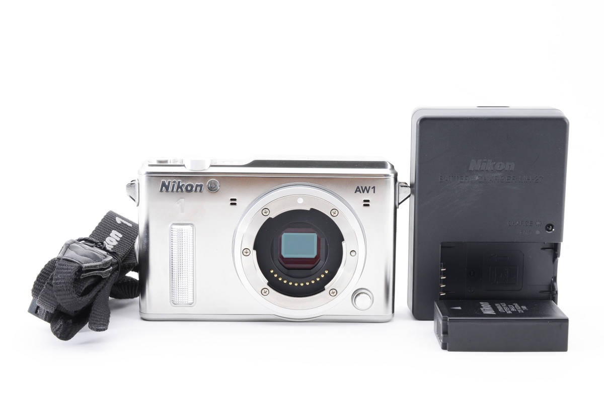 Nikon 1 ニコン AW1 デジタルカメラ ミラーレス 一眼 シルバー [美品]