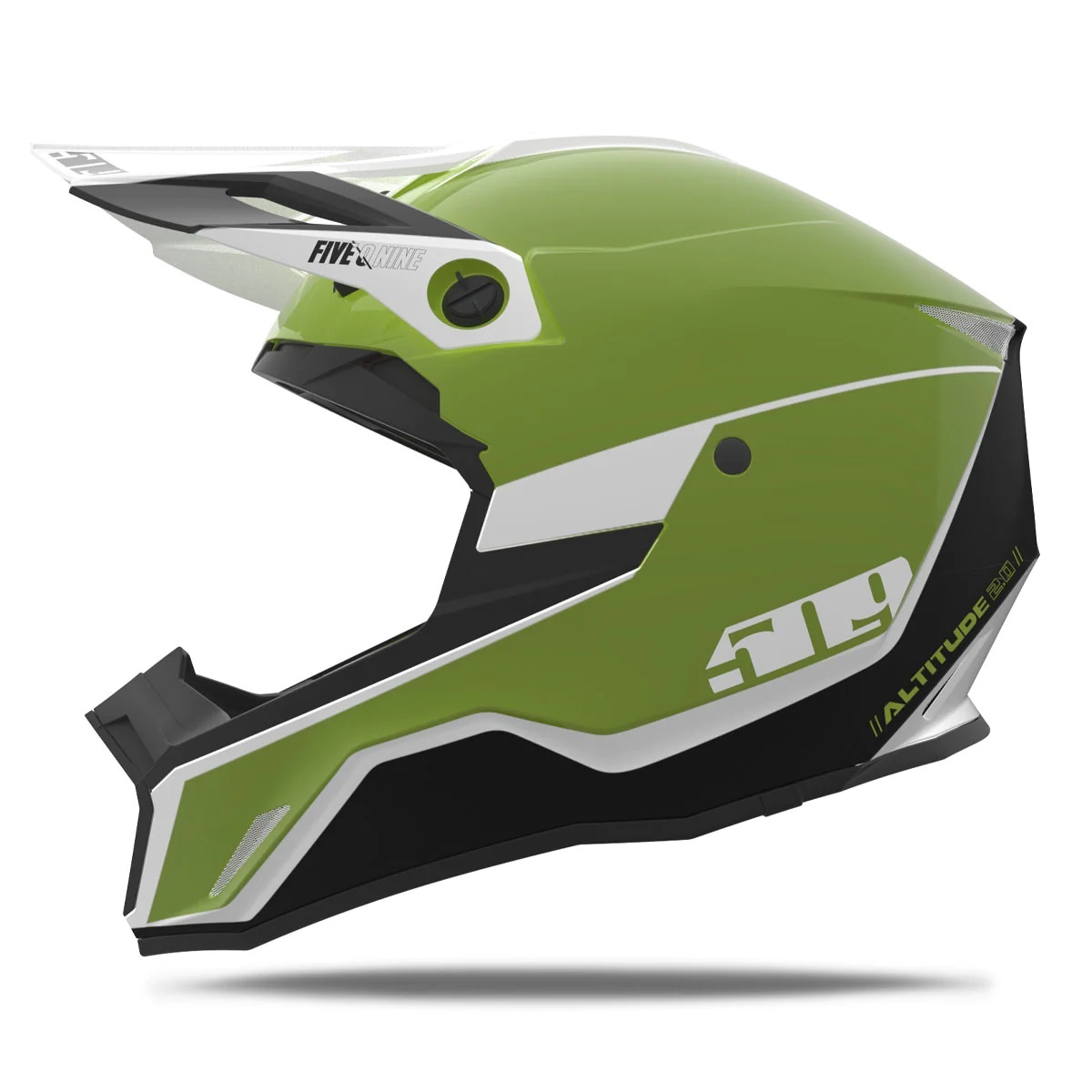 2024 509 スノーモービル 軽量 フルフェイス ヘルメット ALTITUDE 2.0 HELMET グリーン ACID GREEN 北米 Lサイズ 約59-60cm 新品未使用