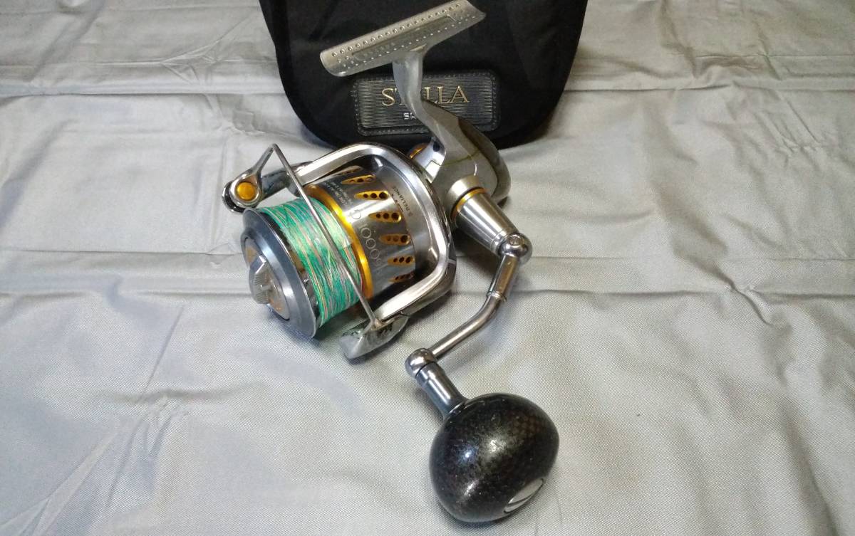 ★【年代の割に回転良好】シマノ高級ジギング用リール『08ステラ SW6000HG』♪SHIMANO 08 STELLA SW6000HG♪◇人気のハイギヤリール◇★_画像1