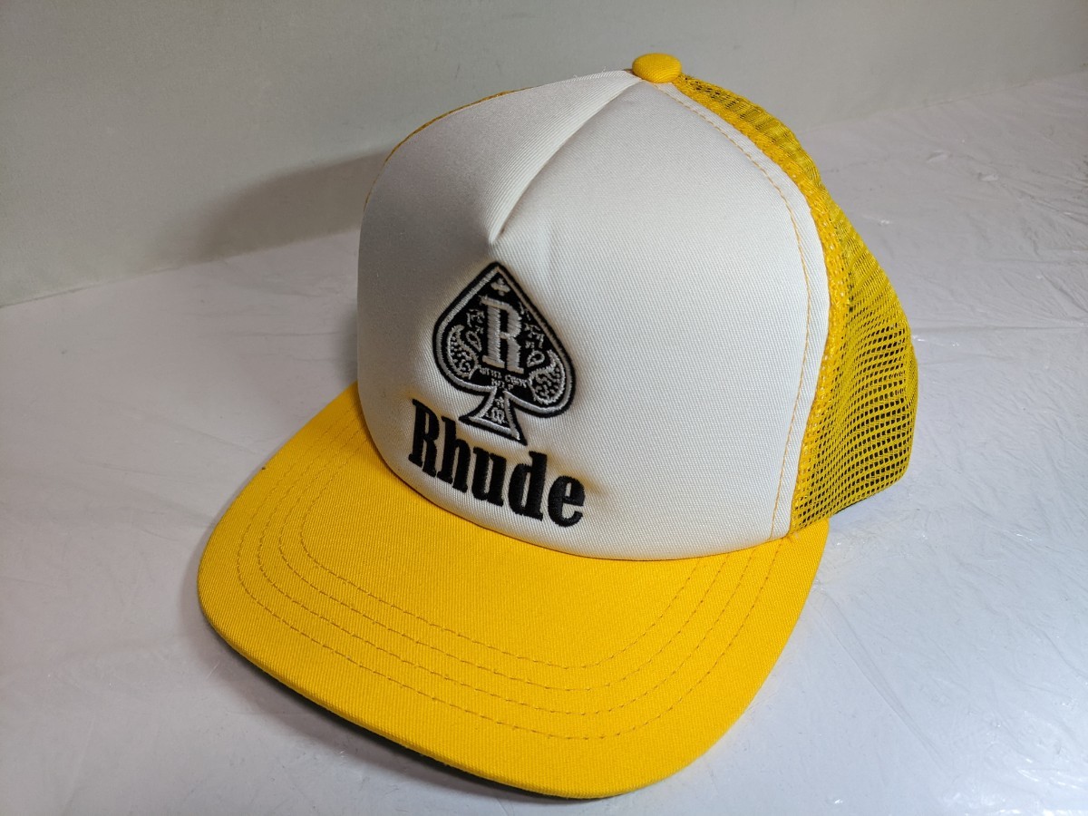 美品 ルード Rhude 帽子 サンシェード RHUDE 野球帽 CAP キャップ_画像1