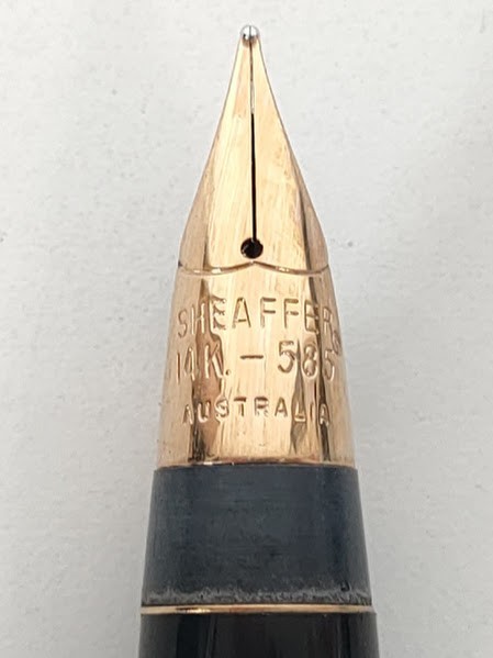 シェーファー 万年筆 ペン先 金 585 14K 筆記未確認 刻印 ゴールド AUSTRALIA SHEAFFER★文房具 筆記 用具 ステーショナリー【中古】4414Ｇ_画像4