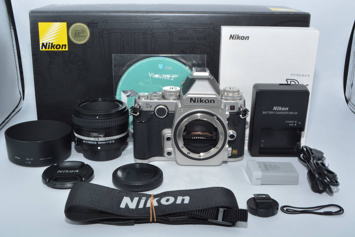 【536ショットの特上品】 Nikon デジタル一眼レフカメラ Df 50mm f/1.8G Special Editionキット シルバーDFLKSL #6625