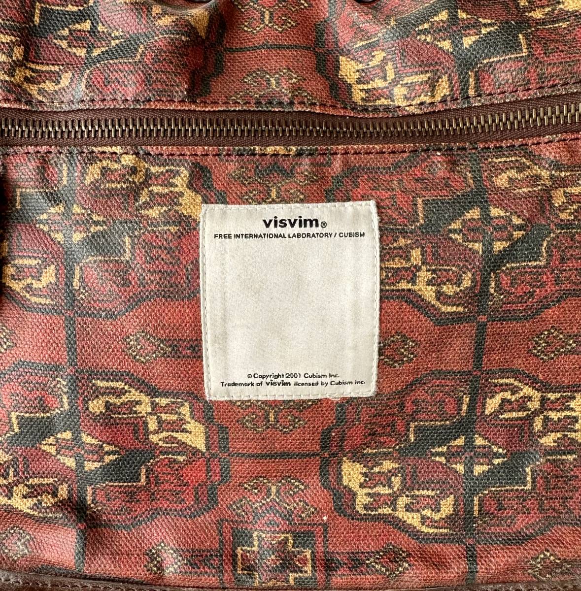 HOMER TOTE CANVAS VISVIM リモンタ社製キャンバス 転写プリント_画像3