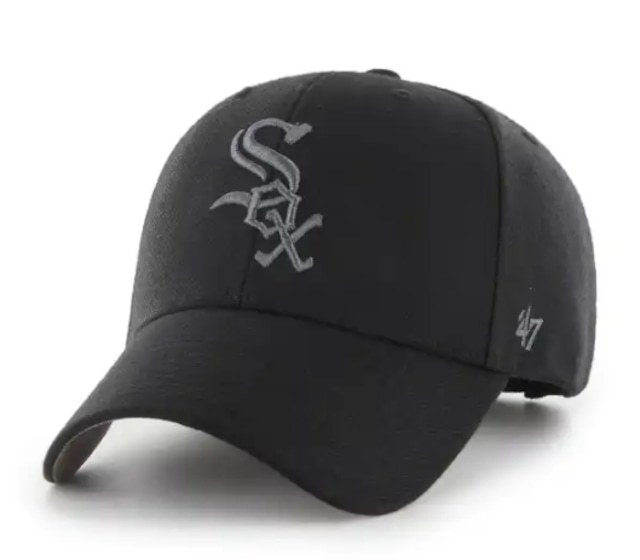 TE/47BRAND (フォーティーセブンブランド) White Sox '47 MVP Black×Charcoal logo (4589467504345)_画像1
