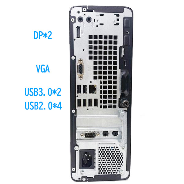 省スペースタイプ■驚速 i5-6500 3.2GHz x4/8GB■SSD:480GB Win11/Office2021Pro/無線WIFI/USB3.0■ HP EliteDesk 400 G4 2B_画像4