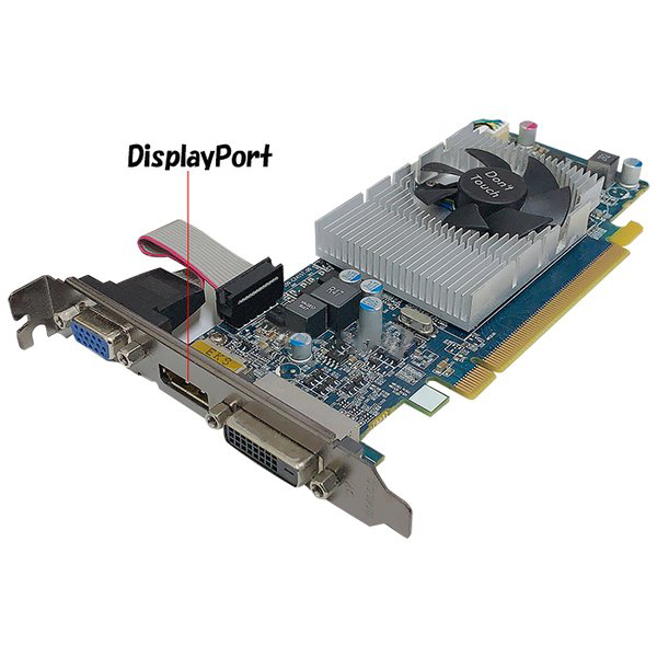【中古パーツ】AMD Radeon HD7570 GDDR3 1GB グラフィックボード/ビデオカード PCI-E x16 VGA/DP/DVI-D■HD7570_画像1