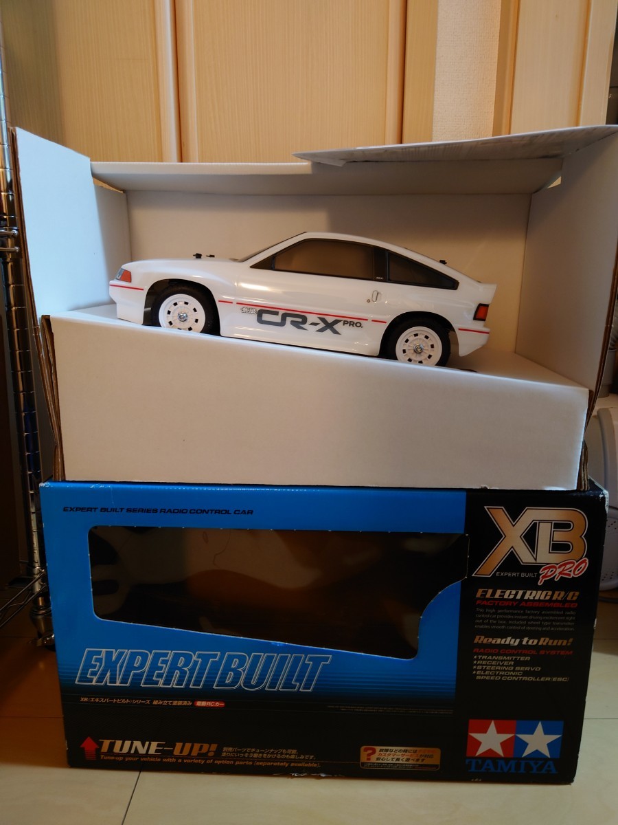 【未使用品】タミヤ XBPRO シリーズ 無限 CR-X PRO エキスパートビルト 1/10RC 完成モデル ラジコン レーシングカー TAMIYA_画像2