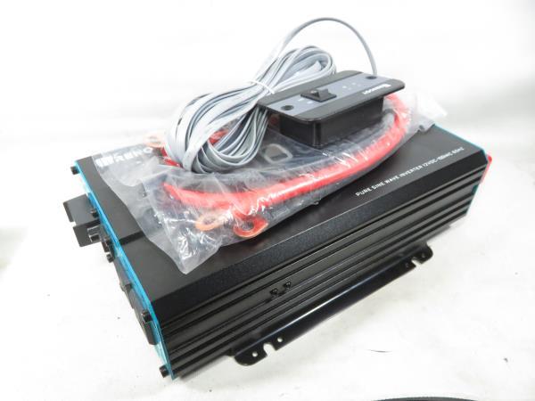 Renogy　RNG-INVT-1000-12V-P2　1000W 純正弦波 インバーター 未使用品　DC12V→AC100V/60HZ　防災　アウトドア_画像1