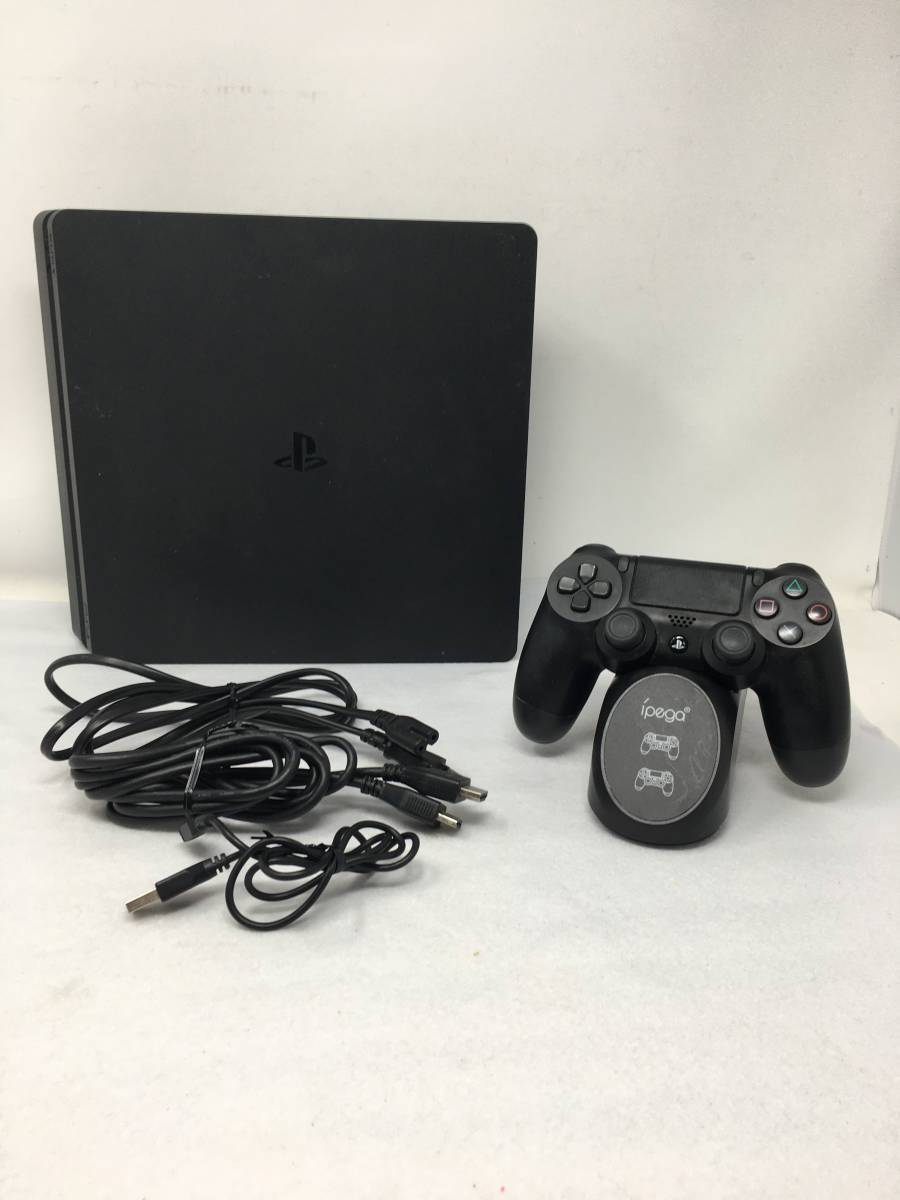 CY-468 動作品 PS4本体 CUH-2200A ジェットブラック 500GB プレイステーション4 SONY 本体のみ HDR_画像1