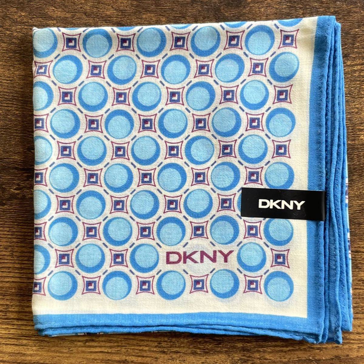 DKNY】ダナキャランニューヨーク ハンカチ2枚セット 新品未使用 綿100