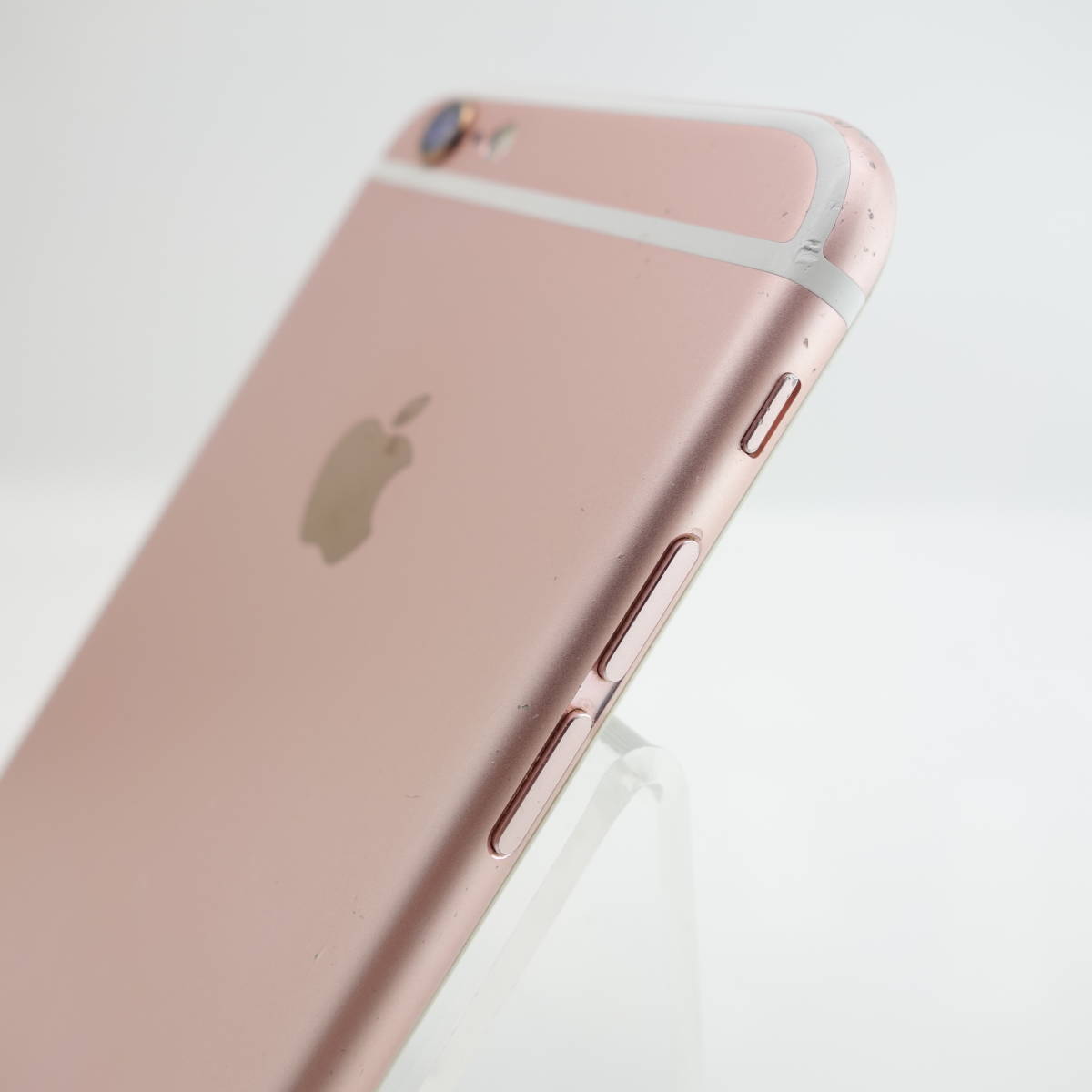 【ジャンク】iPhone6S 128GB ローズゴールド ワイモバイル版SIMロック解除品 画面割れ カメラ割れ 部品取り用_画像3