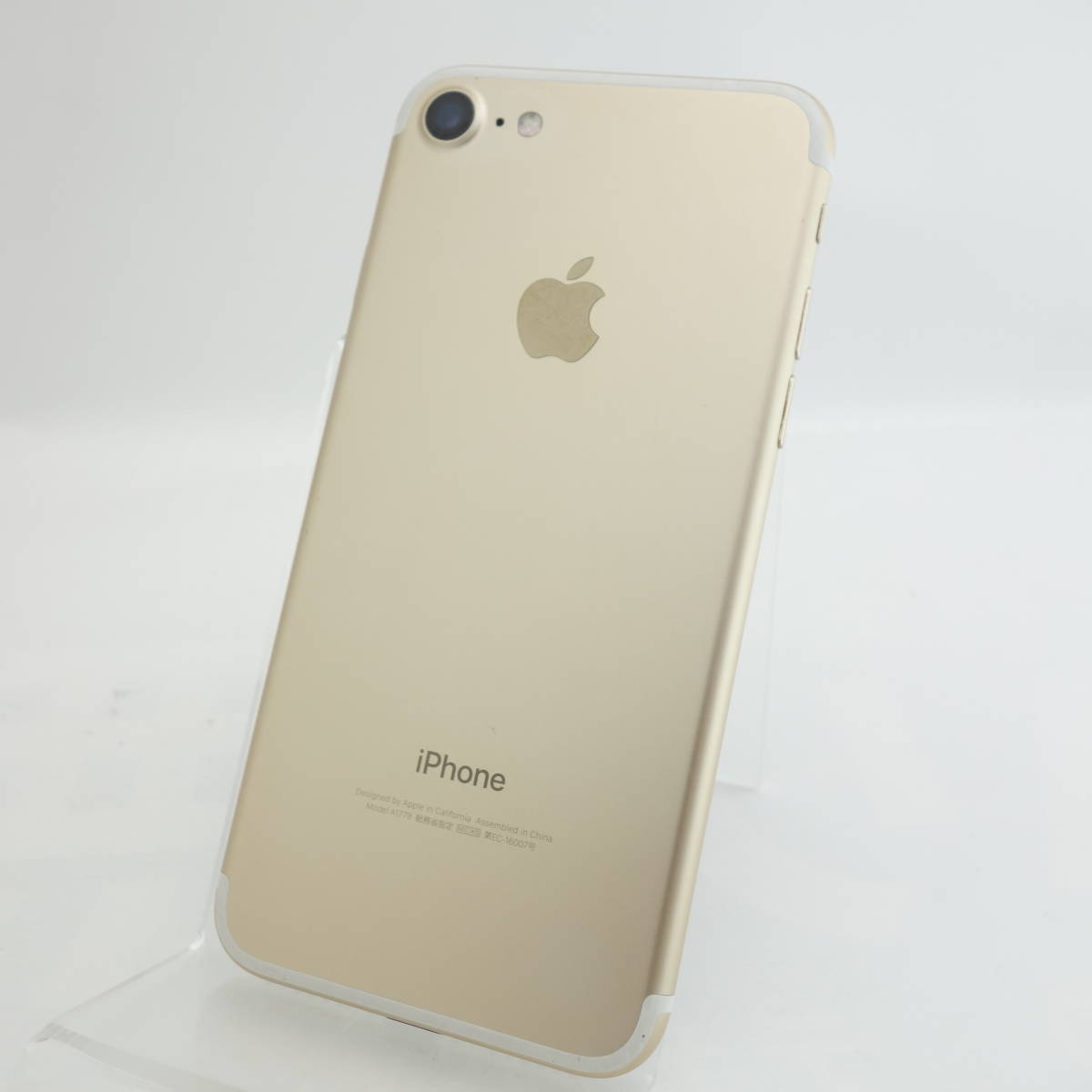 【ジャンク】iPhone7 128GB ゴールド docomo版SIMロック解除品 画面割れ TouchID不良 充電接触不良 部品取り用_画像2