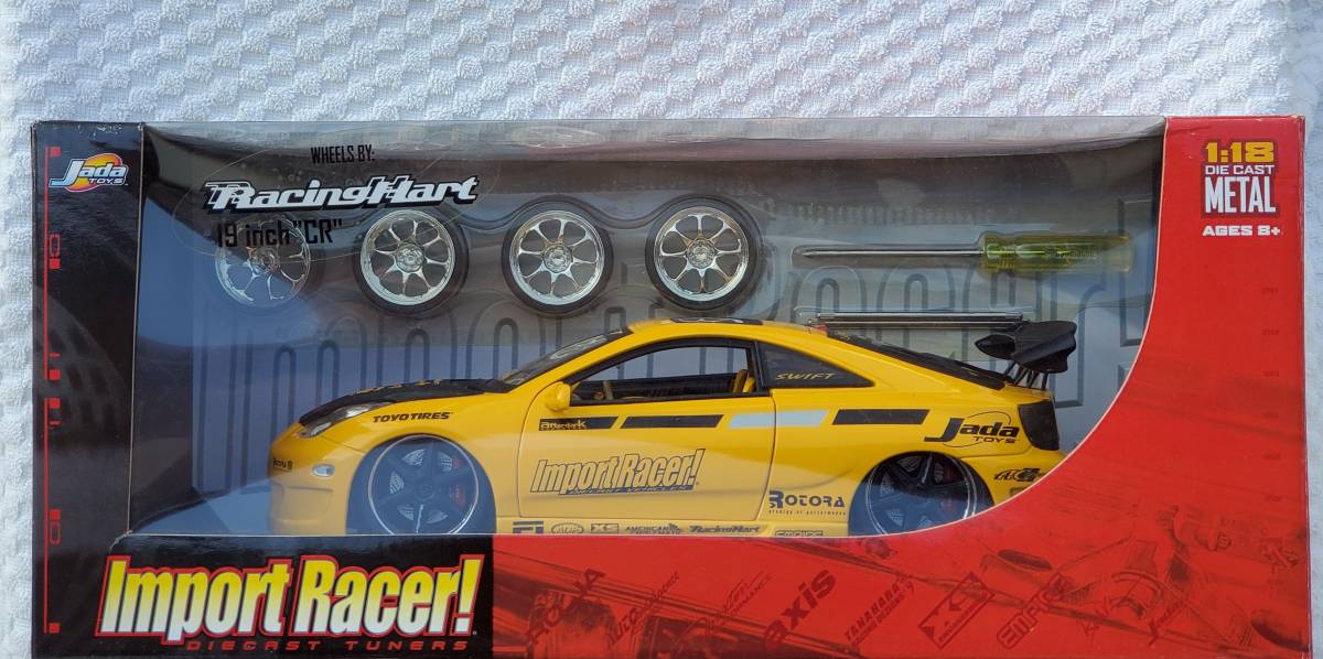 2024年のクリスマスの特別な衣装 Jada 別ホイール、ドライバーあります toys セリカ トヨタ 1/18 Jada Toys