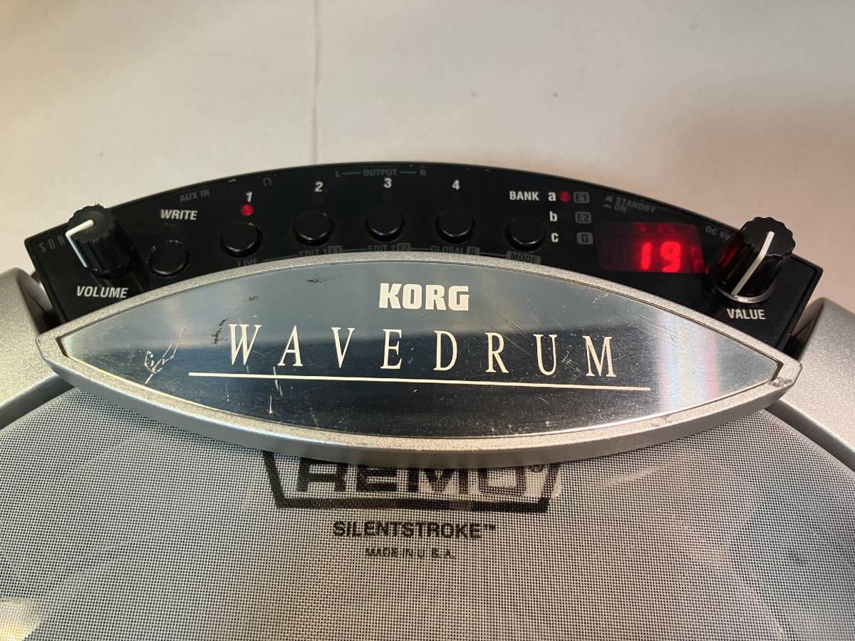 KORG 電子ドラム WAVEDRUM WD-X ※Dynamic Percussion Synthesizer※ 本体・取扱説明書・アダプター ※通電確認済み_画像9