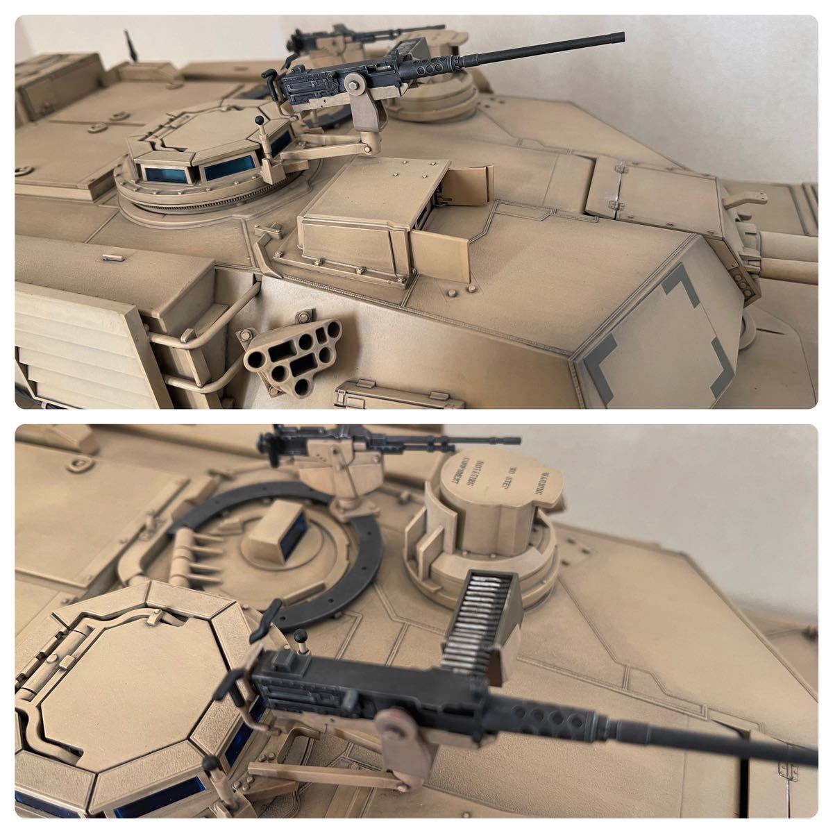 タミヤ 1/16 RCタンクシリーズ No.40 1/16RC アメリカ M1A2 エイブラムス戦車 フルオペレーション(プロポ付) 塗装組み立て済み 完成品_画像6