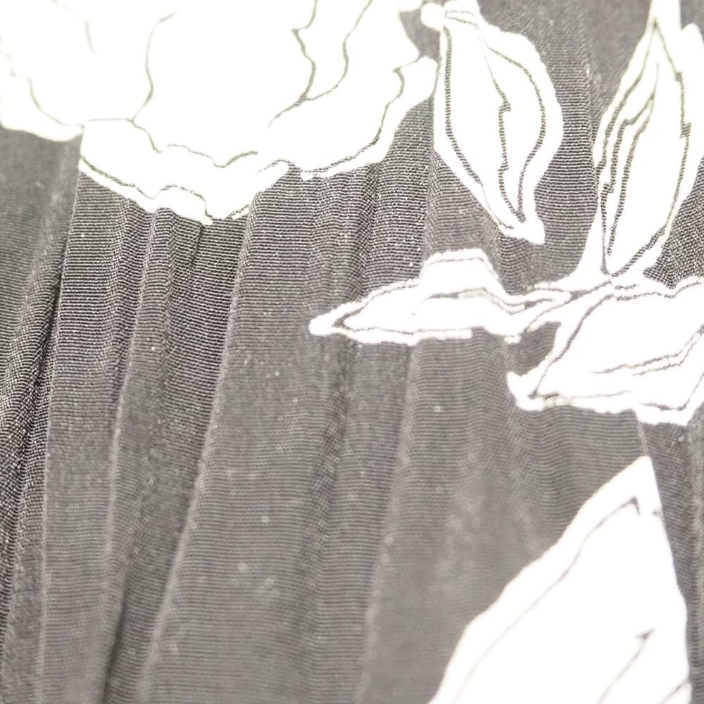 美品 ELENDEEK エレンディーク スカート 02 ポリエステル100％ ブラック ホワイト 花柄 レディース AO1484A71_画像9