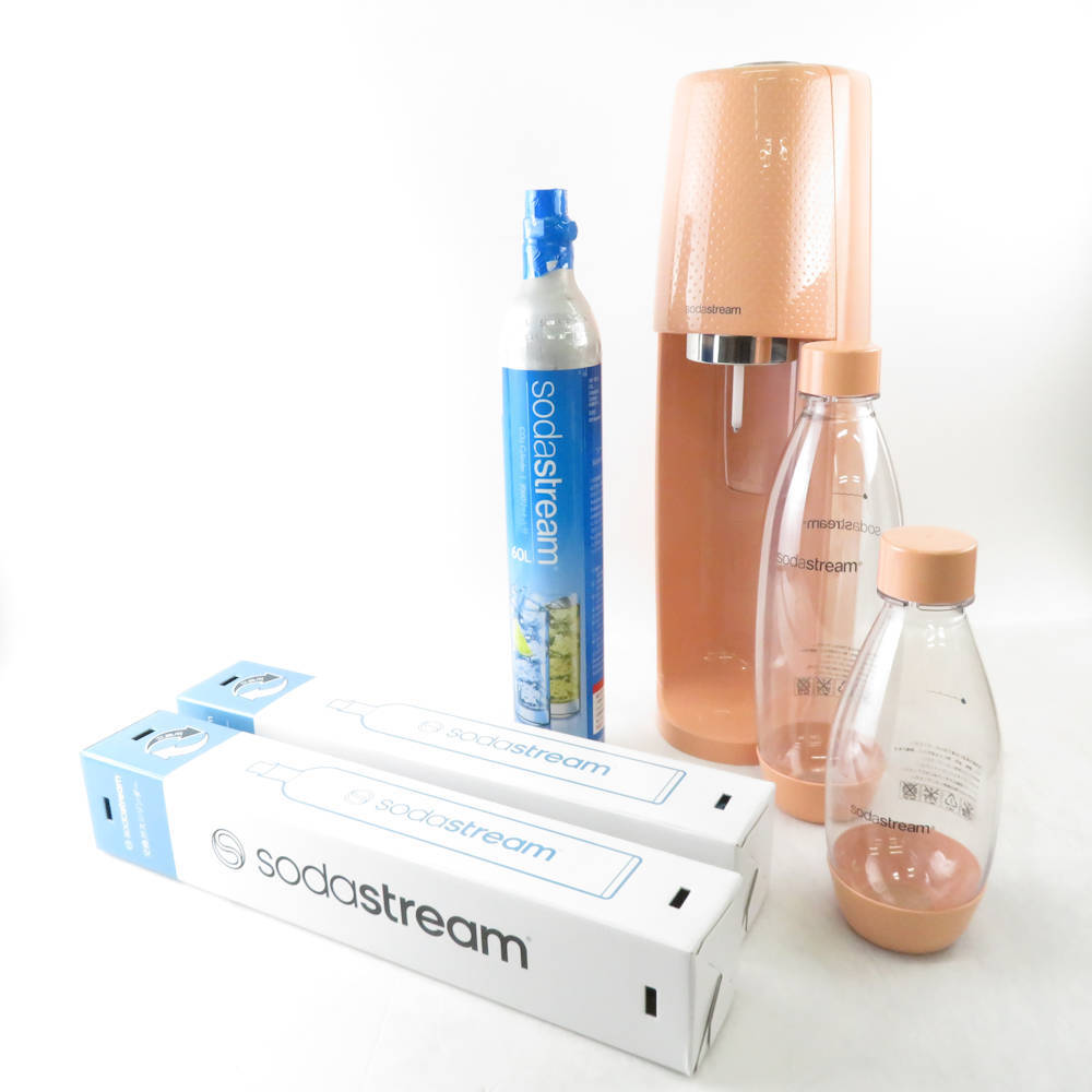 sodastream ソーダストリーム スピリット 炭酸水メーカー ピーチ SSM1082 SM1485Z_画像1