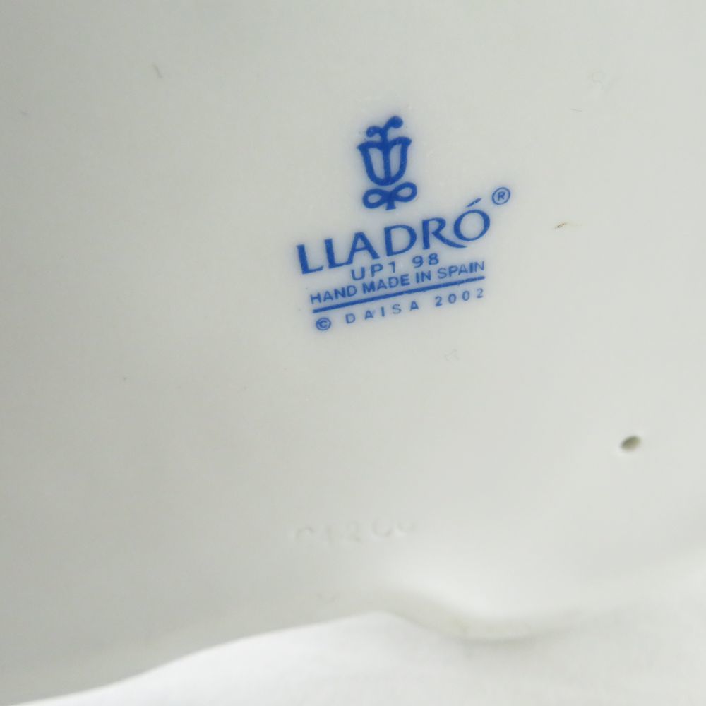 美品 LLADRO リヤドロ 6961 守ってあげるよ フィギュリン 置物 天使 SC7722F_画像3