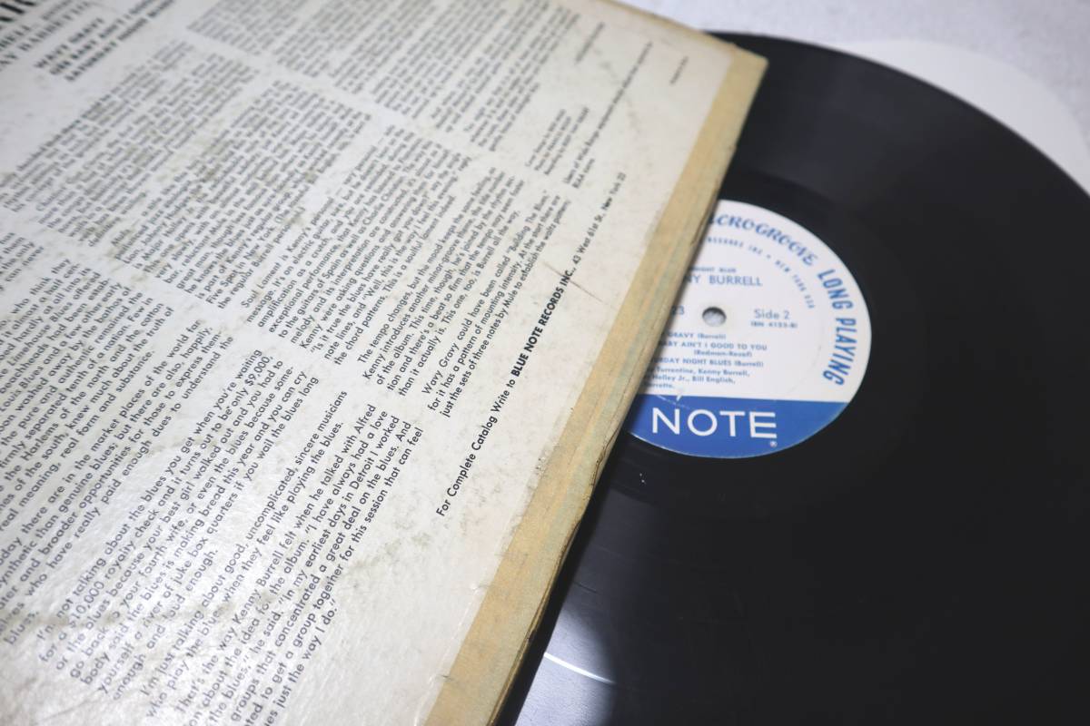 【オリジナル版】Kenny Burrell - Midnight Blue - 1963 Mono LP - BLUE NOTE - EAR - RARE JAZZ_画像7