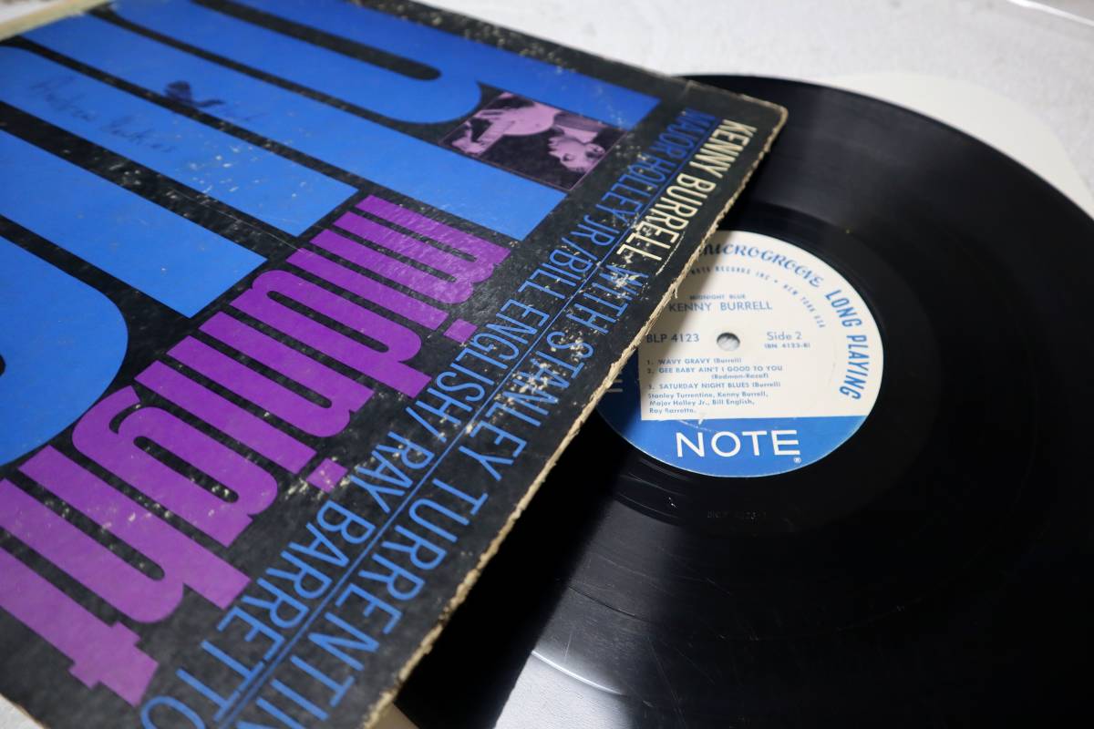 【オリジナル版】Kenny Burrell - Midnight Blue - 1963 Mono LP - BLUE NOTE - EAR - RARE JAZZ_画像5