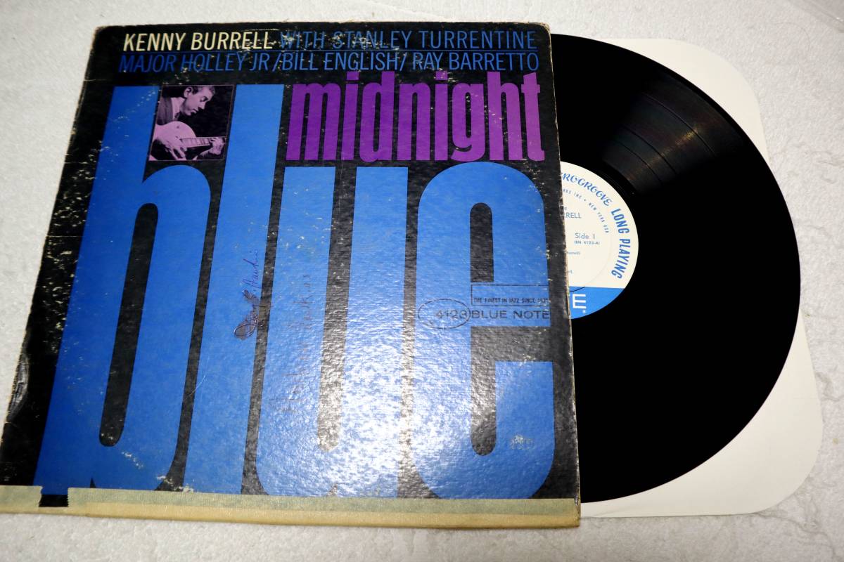 【オリジナル版】Kenny Burrell - Midnight Blue - 1963 Mono LP - BLUE NOTE - EAR - RARE JAZZ_画像1