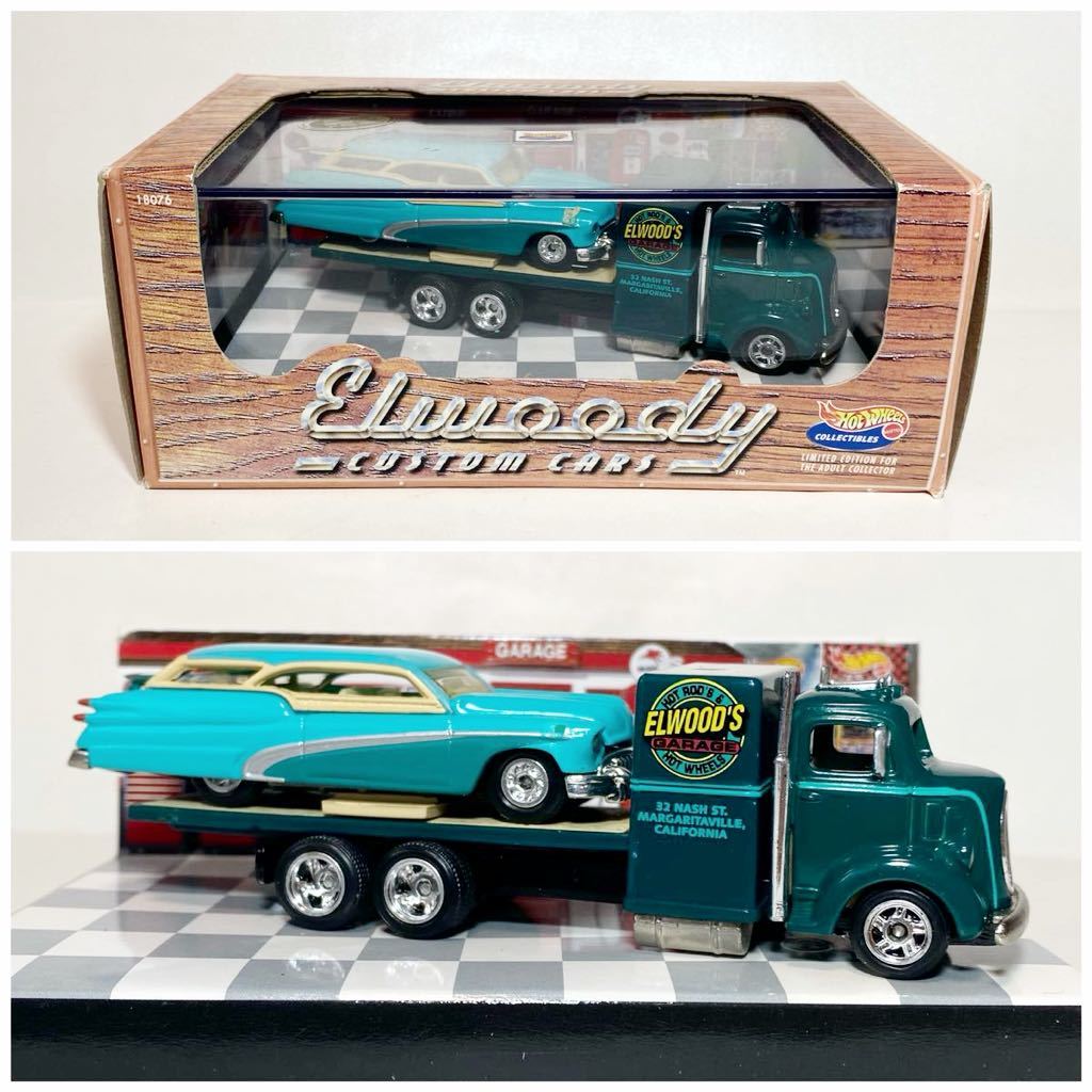 ホットウィール 1/64 ELWOODY COSTOM CARS ラリーウッド FORD COE '50 Buick wagon ビュイック_画像1