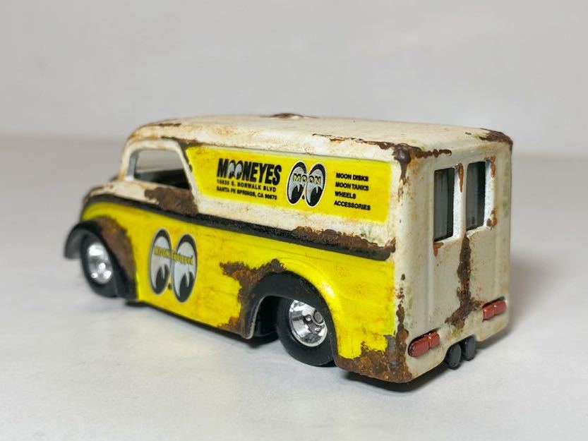 Hot Wheels 1/64 Special Delivery Milk Truck Mooneyes ラット カスタム品 スペシャルデリバリー ミルクトラック ムーンアイズの画像6