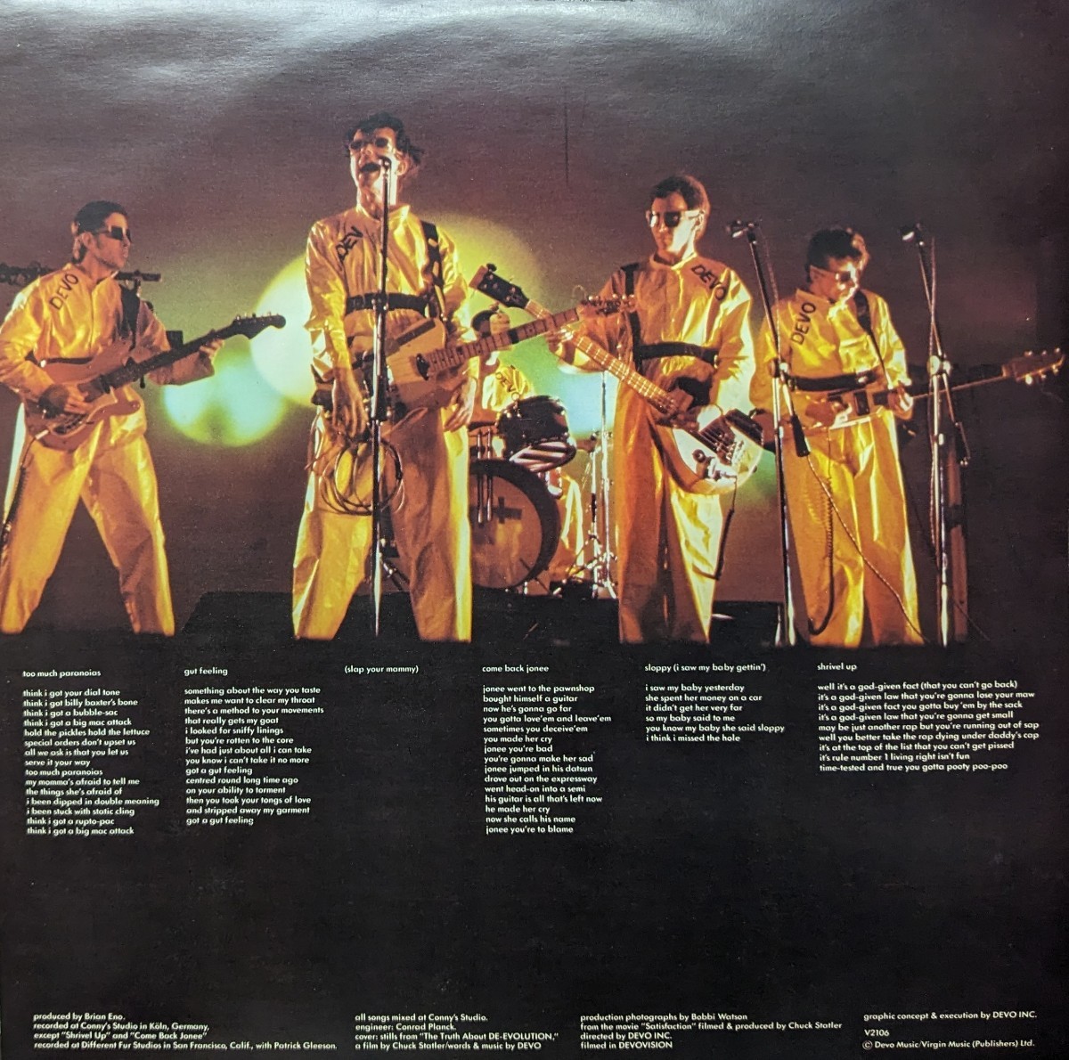 ☆DEVO/Q:ARE WE NOT MEN? A.WE ARE DEVO！ 1978'UK VIRGIN _画像3