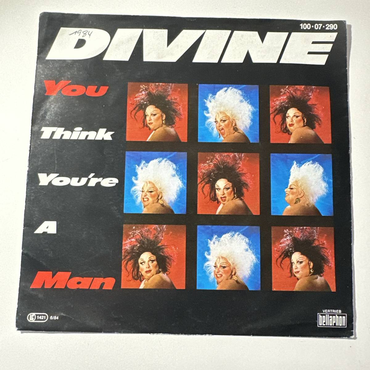 Divine - You Think You're A Man ☆ドイツOrig 7″☆ハイエナジービッグヒット!! DISCO!!_画像1