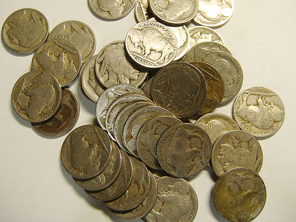 【1枚の価格】アメリカ 5セントコイン ニッケル インディアン バッファロー 大量購入可能_画像2