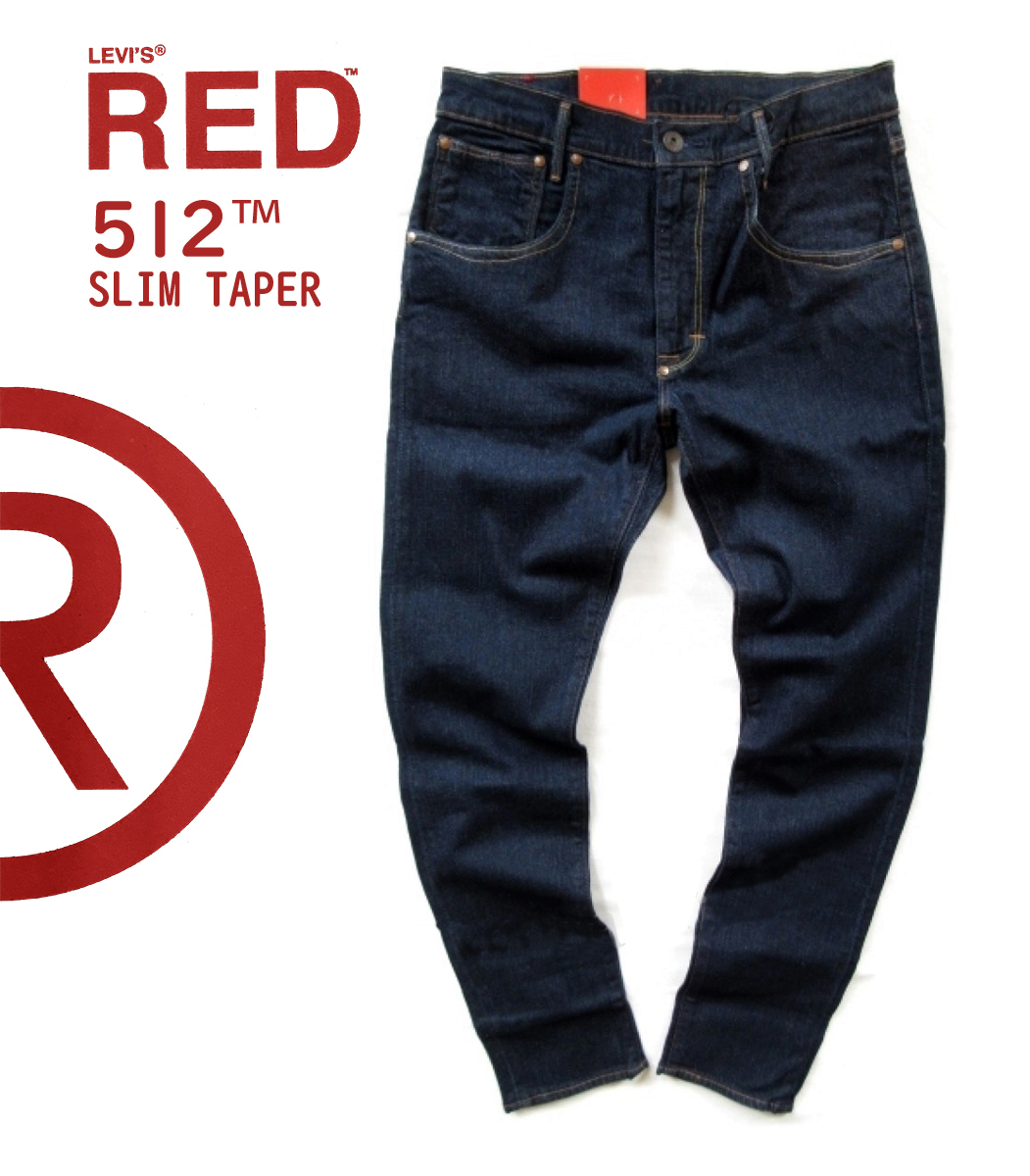 新品タグ付き/16500円を■Levi'sリーバイスRED■LR 512スリムSLIMテーパー THUNDER WEATHER/A26930000/30■在庫限り■_画像2