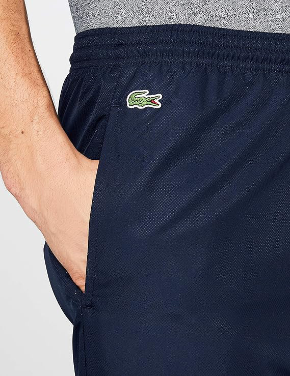 ★新品タグ付8800円を/Lacoste ラコステ スポーツサイドジッパーポリエステルテニストラックパンツ/3■在庫限り■_画像5