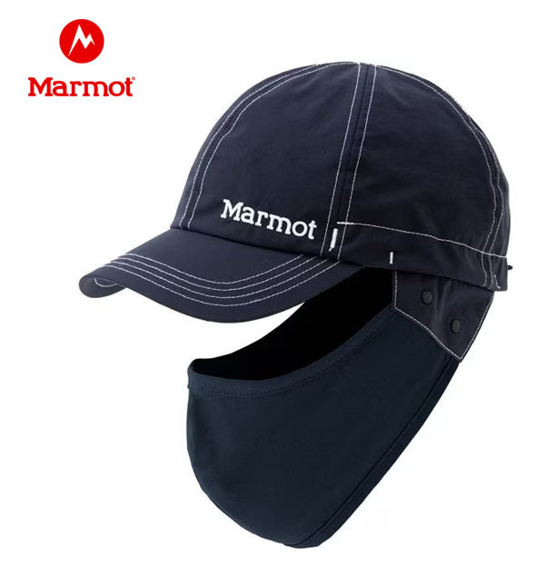 新品タグ付き6270円を■マーモット MARMOT フェイスガードキャップ Face Guard Cap TOARJC40 (NV)ネイビー/L■在庫限り■■_画像1