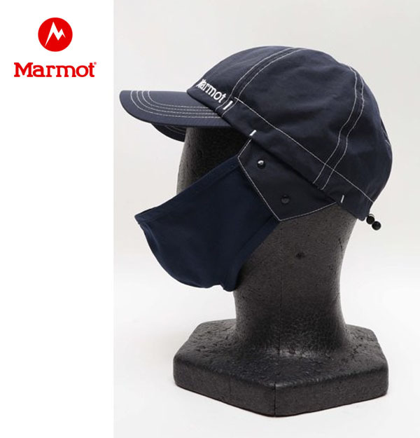 新品タグ付き6270円を■マーモット MARMOT フェイスガードキャップ Face Guard Cap TOARJC40 (NV)ネイビー/L■在庫限り■■_画像6