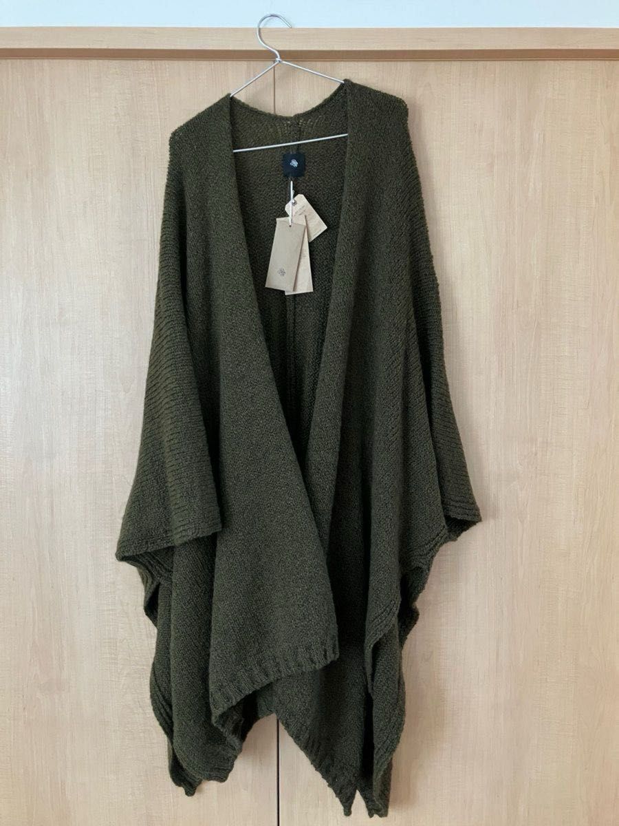 ◆未使用 メゾンドソイル ケープ maison de soil 3GAUZE CAPE WITH PIN (CNMDS1761)