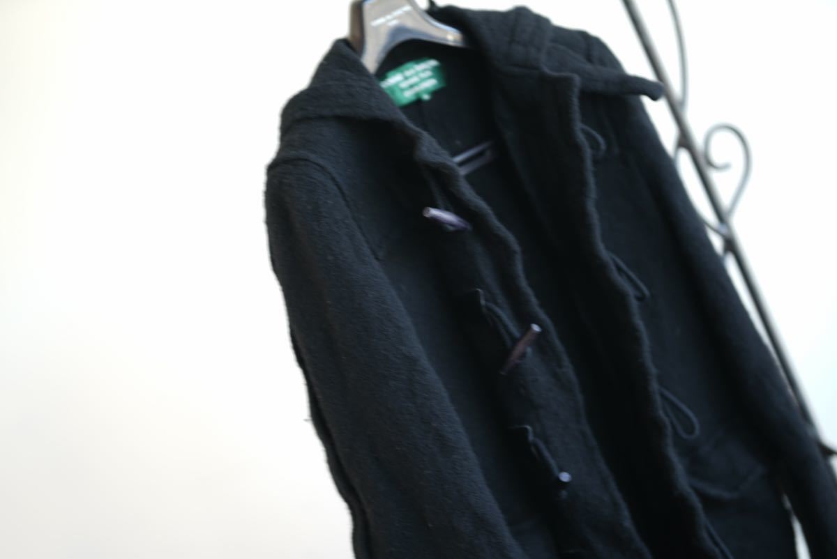 05AW コムデギャルソンオム プリュス エバーグリーン 縮絨 ダッフルコート S 97aw 94aw復刻 comme des garcons homme plus ever green_画像2