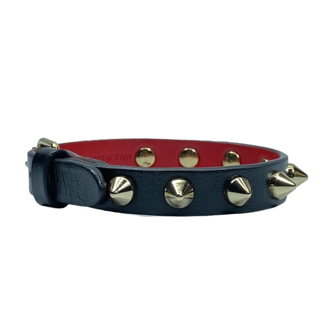 Christian Louboutin Christian Louboutin bracele bangle accessory small articles studs leather black 