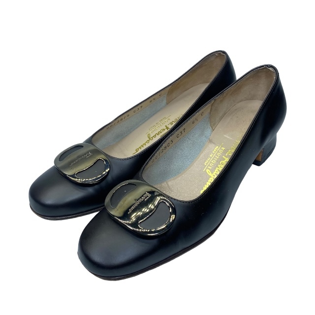 未使用 サルバトーレフェラガモ Salvatore Ferragamo パンプス Yahoo!オークション - Salvatore Ferragamo フェラガモ パンプス