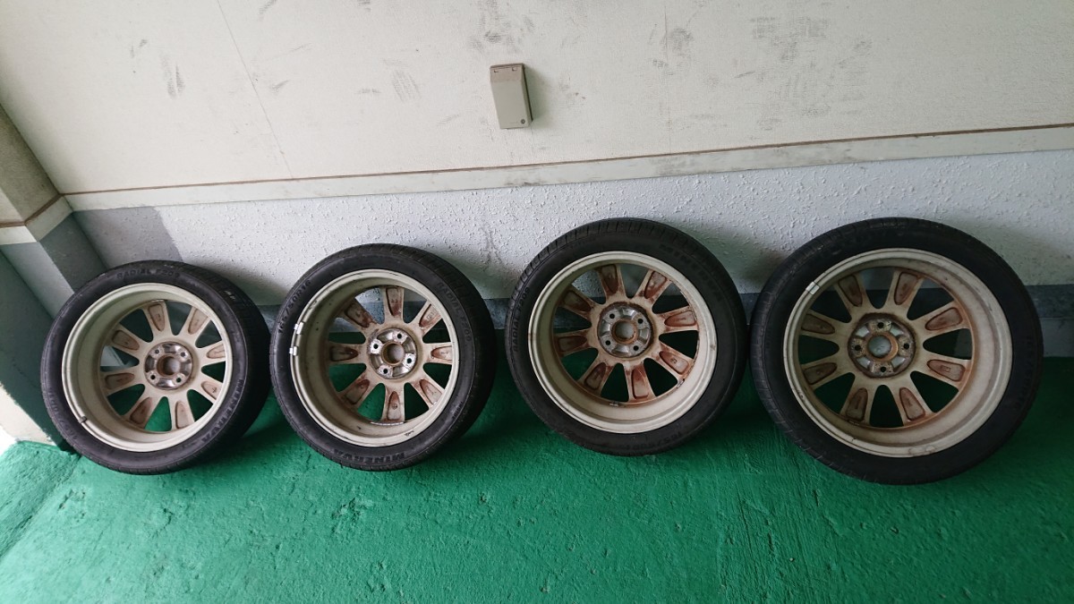 ◆ダイハツ純正 16インチ アルミホイール 4穴 16×4.5J +45 4本セット タイヤ 165/50R16 ◆_画像9