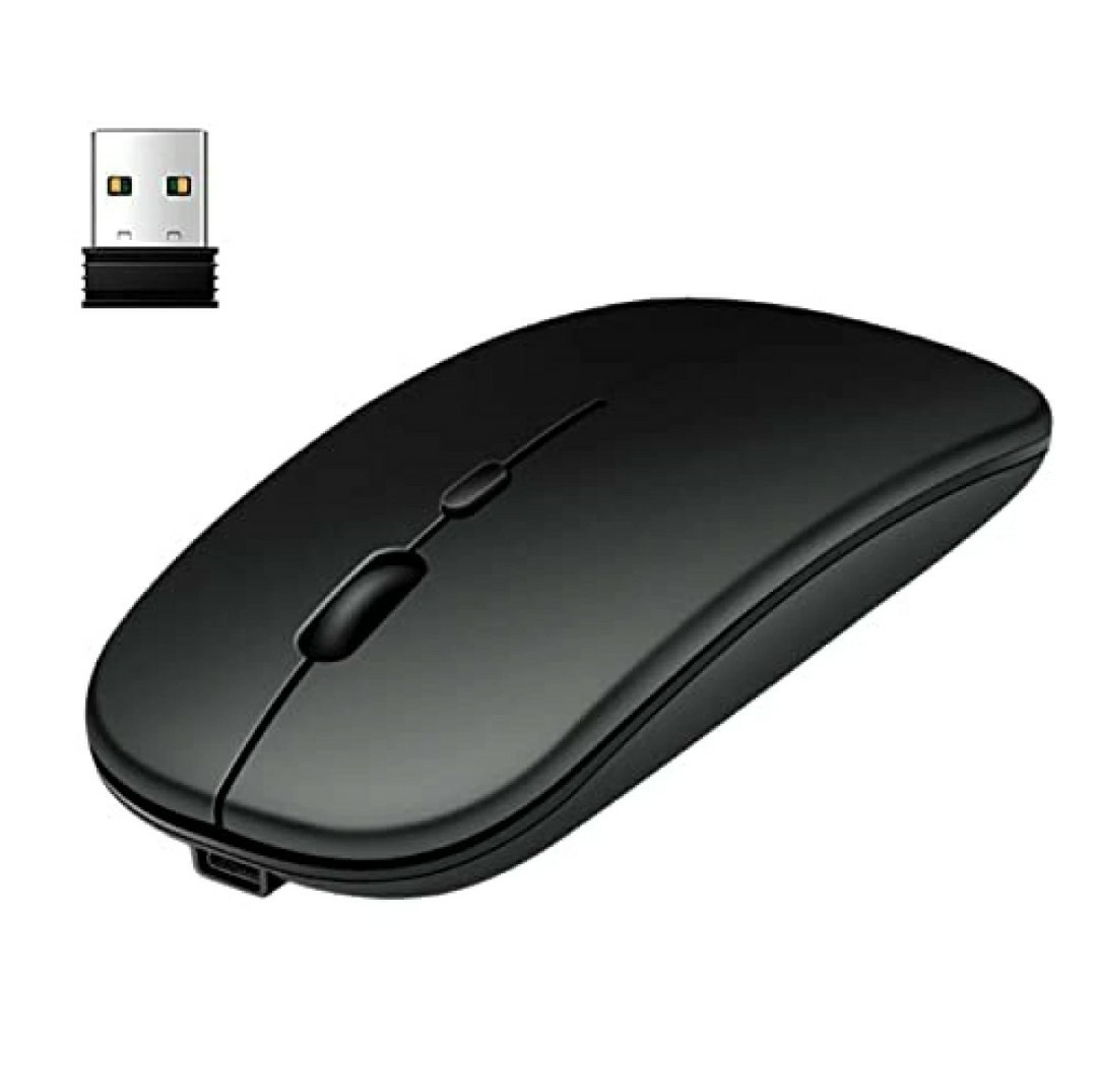 ワイヤレスマウス 2個セット ブラック Bluetoothマウス マウス Bluetooth5.1 超薄型 静音 2.4Gマウス パソコン マウス　ゲーミングマウス_画像8
