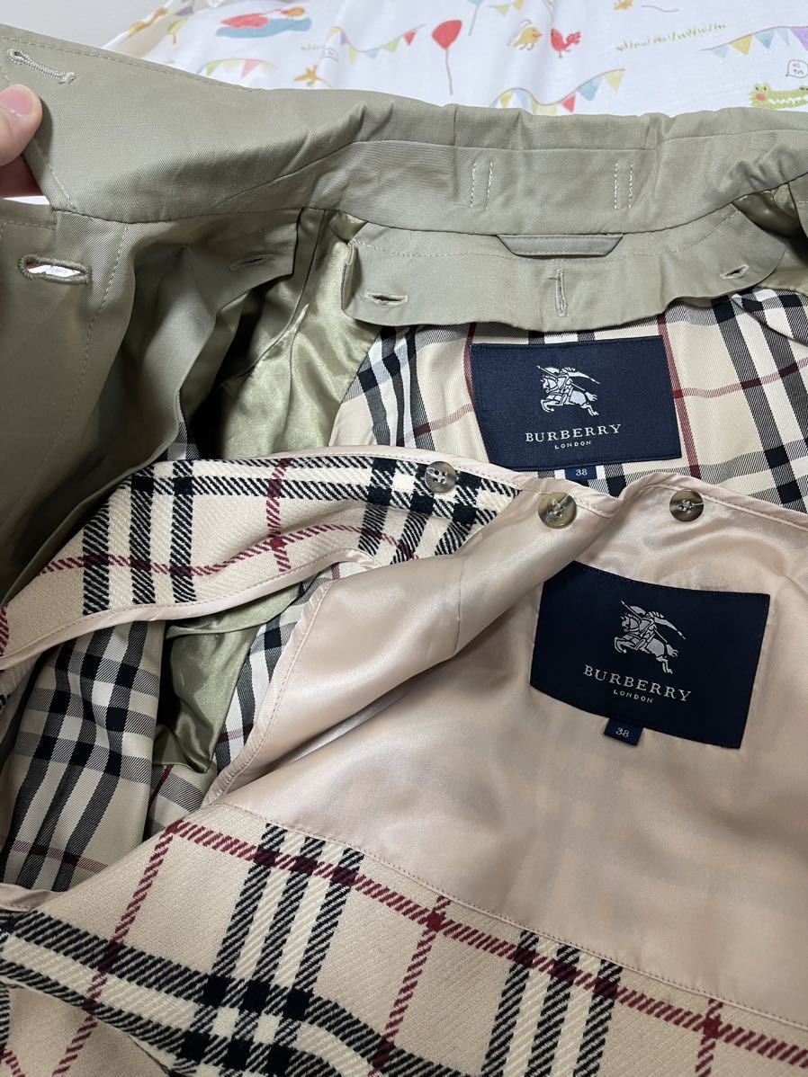 日本製19万 高年式中古美品38M L 155 160BURBERRYバーバリー 日本製19万 高年式中古美品38M L 155 160BURBERRYバーバリー